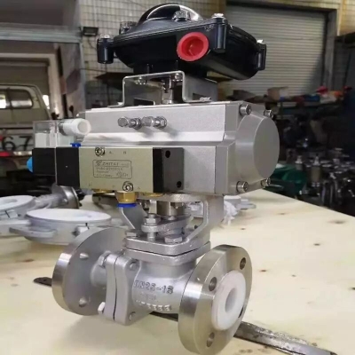 不銹鋼襯氟氣動(dòng)球閥 Q641FS襯氟氣動(dòng)球閥