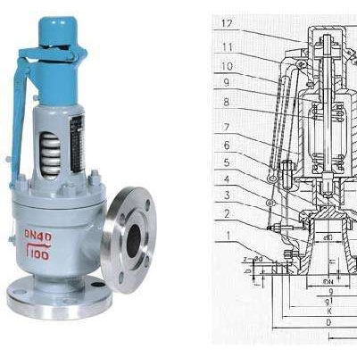A42Y系列全啟式安全閥 彈簧全啟封閉式安全閥